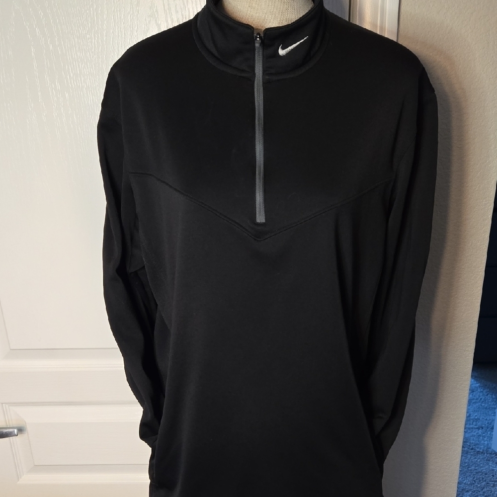 Nike Black Long-Sleeve Top